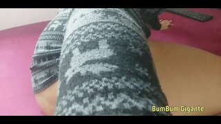 Sentando करते brinquedo gostoso