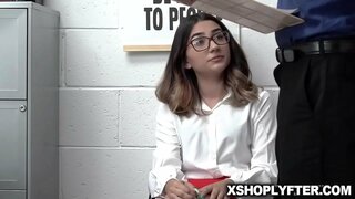 Callie quedou fodido na parte superior da oficina de mesa